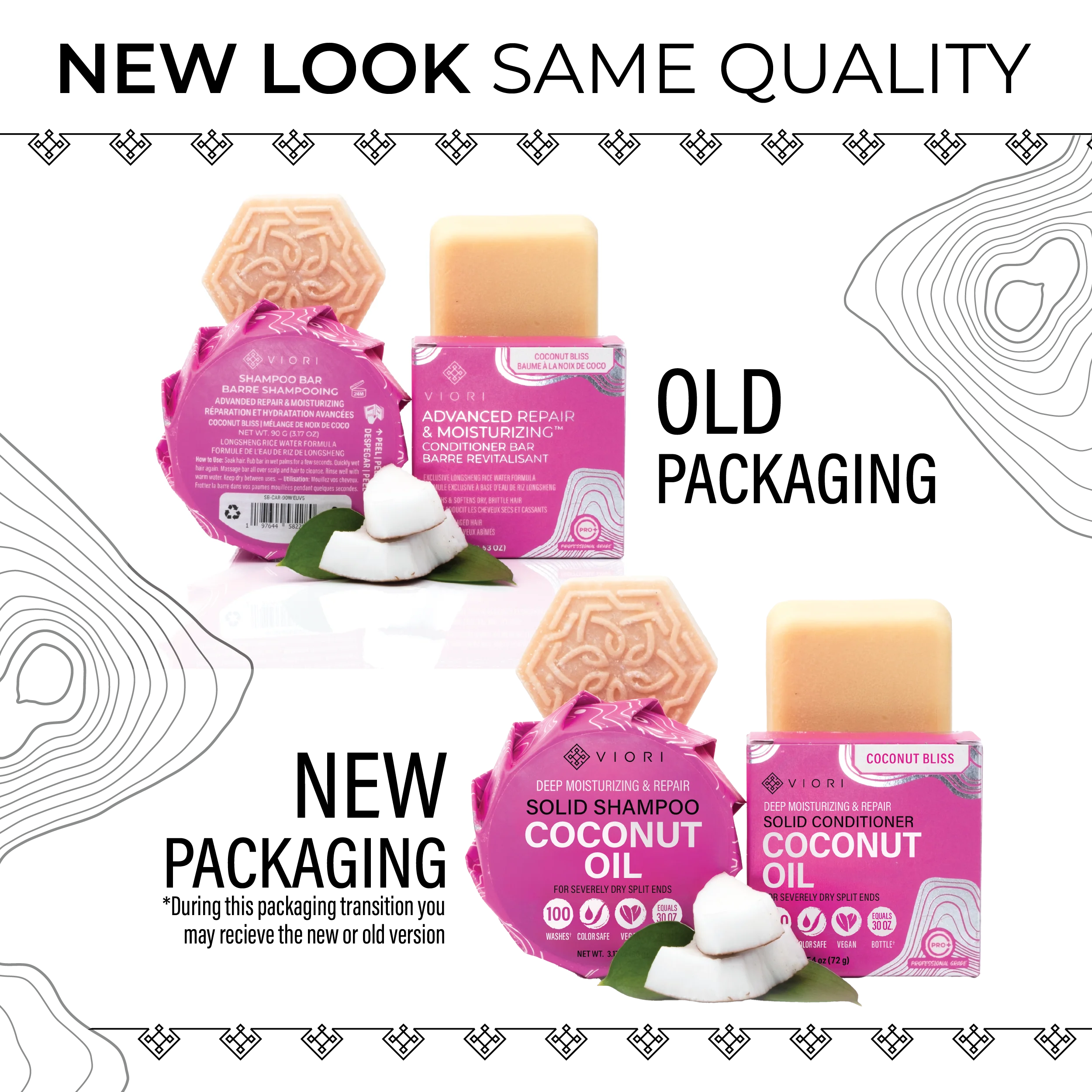 Coconut Oil Repair Conditioner Bar – Damaged Hair | VIORI - Image 11