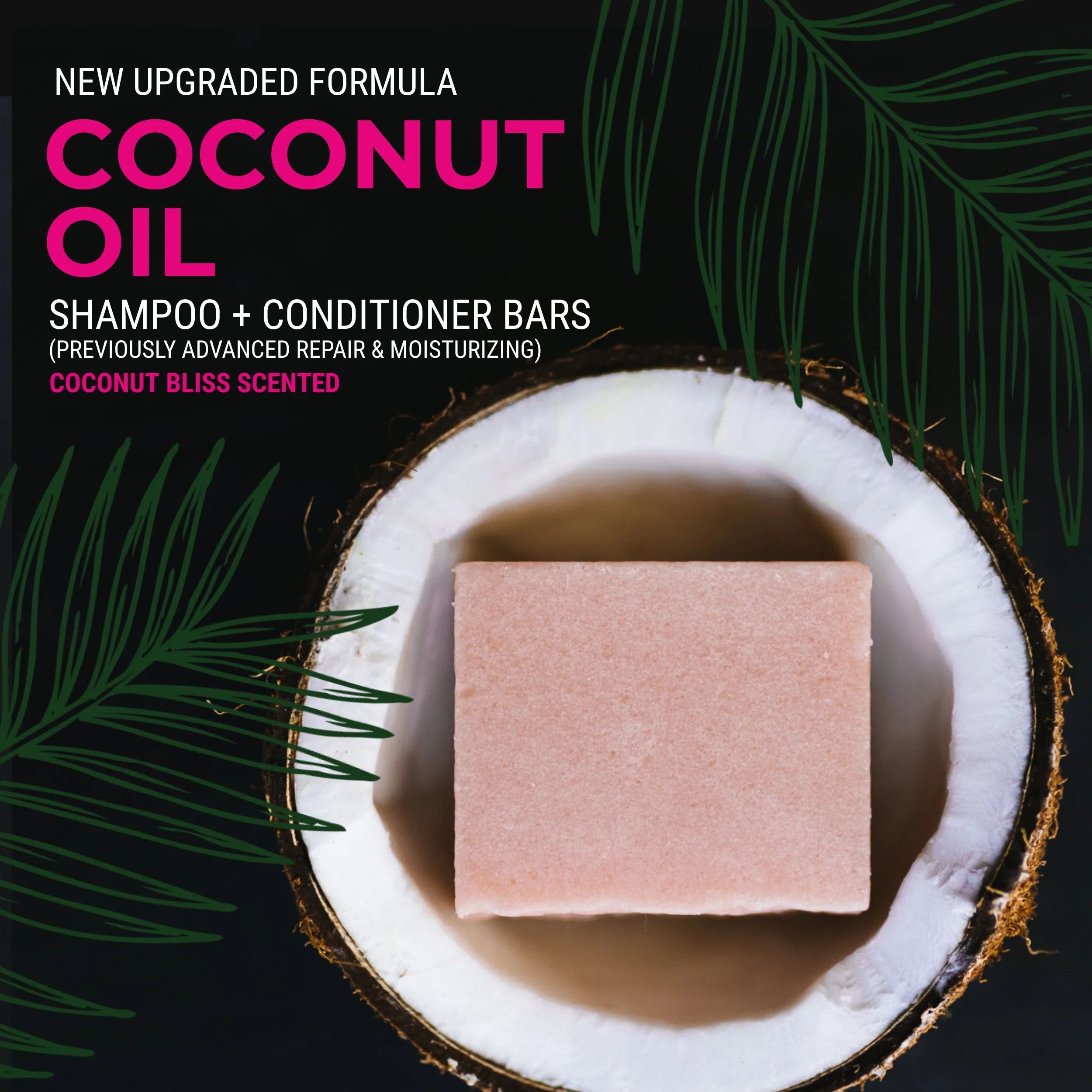 Coconut Oil Repair Conditioner Bar – Damaged Hair | VIORI - Image 3