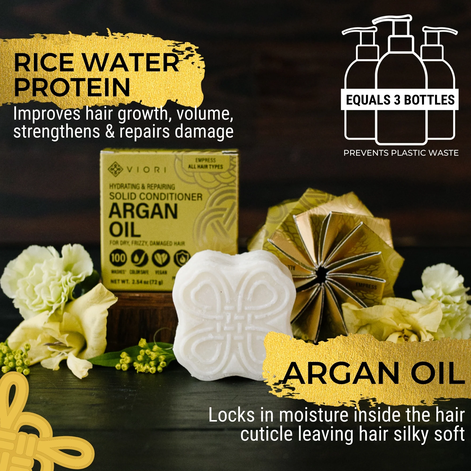 Argan Oil Shampoo Bar – Empress | VIORI - Image 3