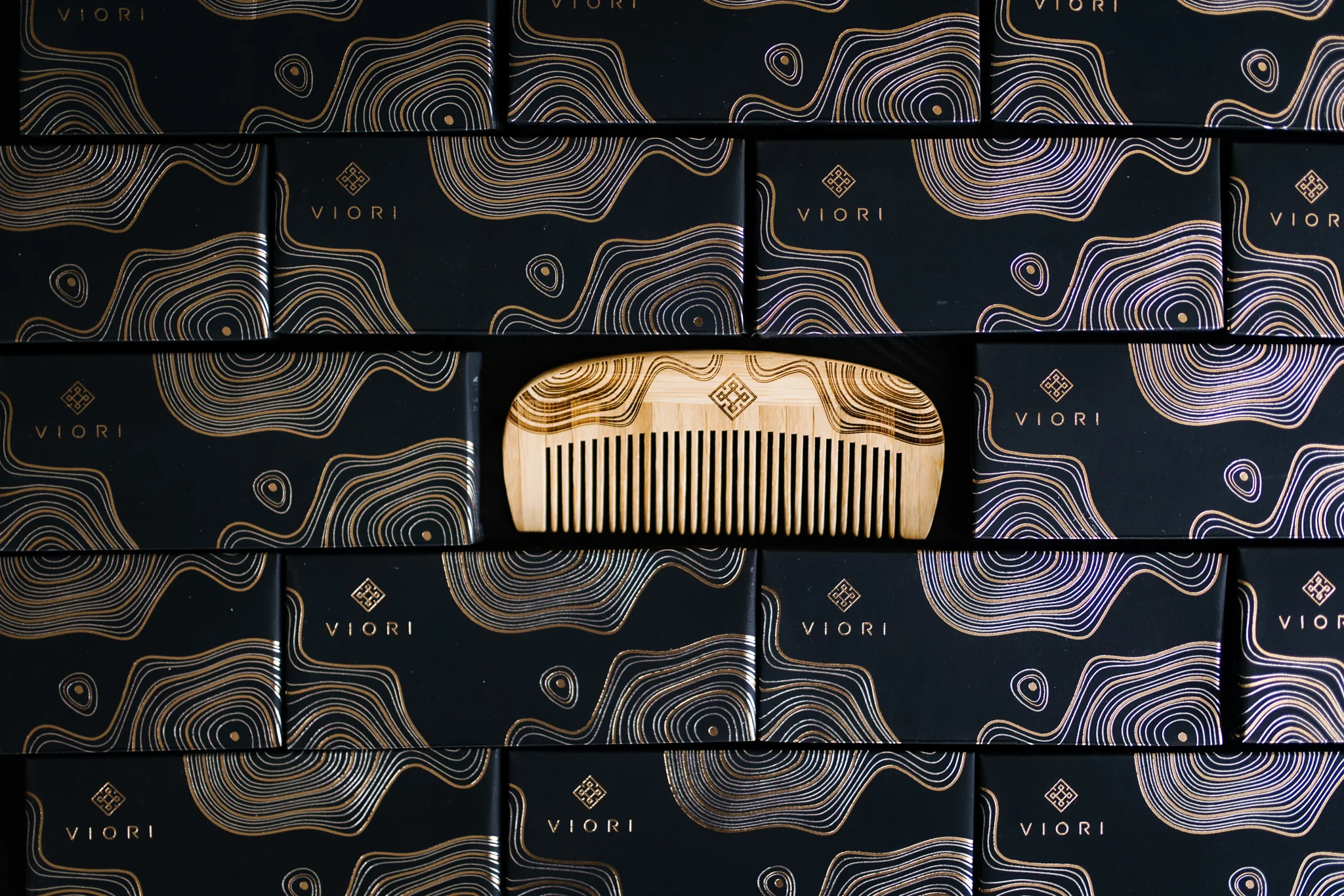 Bamboo Narrow-Tooth Comb – Eco-Friendly | VIORI - Image 5