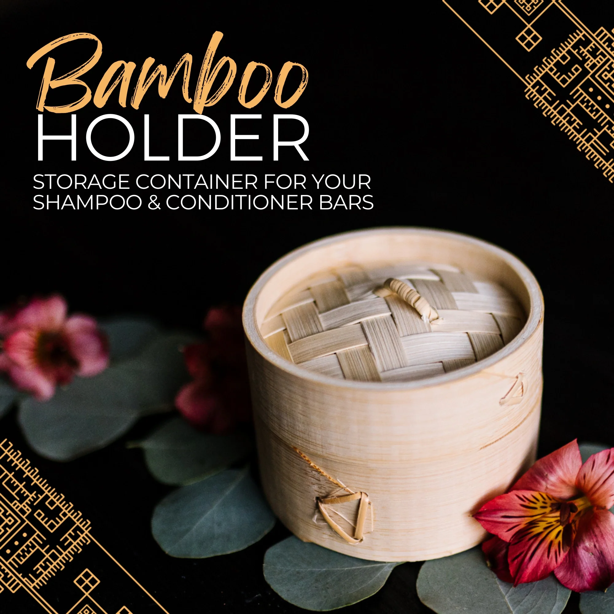 Bamboo Shampoo Bar Holder – Eco-Friendly | VIORI - Image 3
