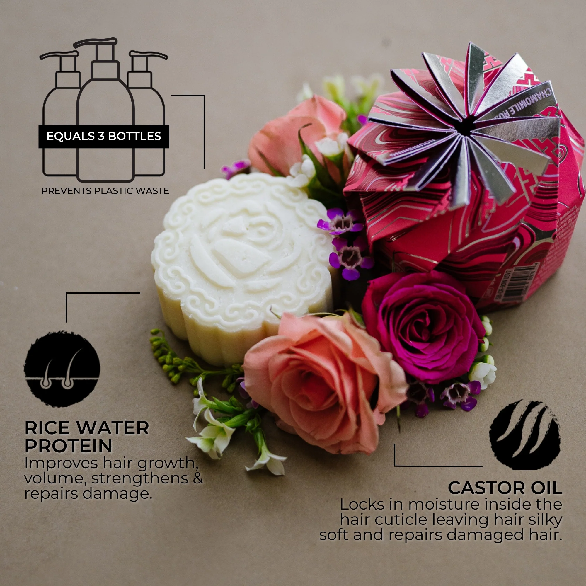 Castor Oil Conditioner Bar – Brittle & Dry Ends | VIORI - Image 4