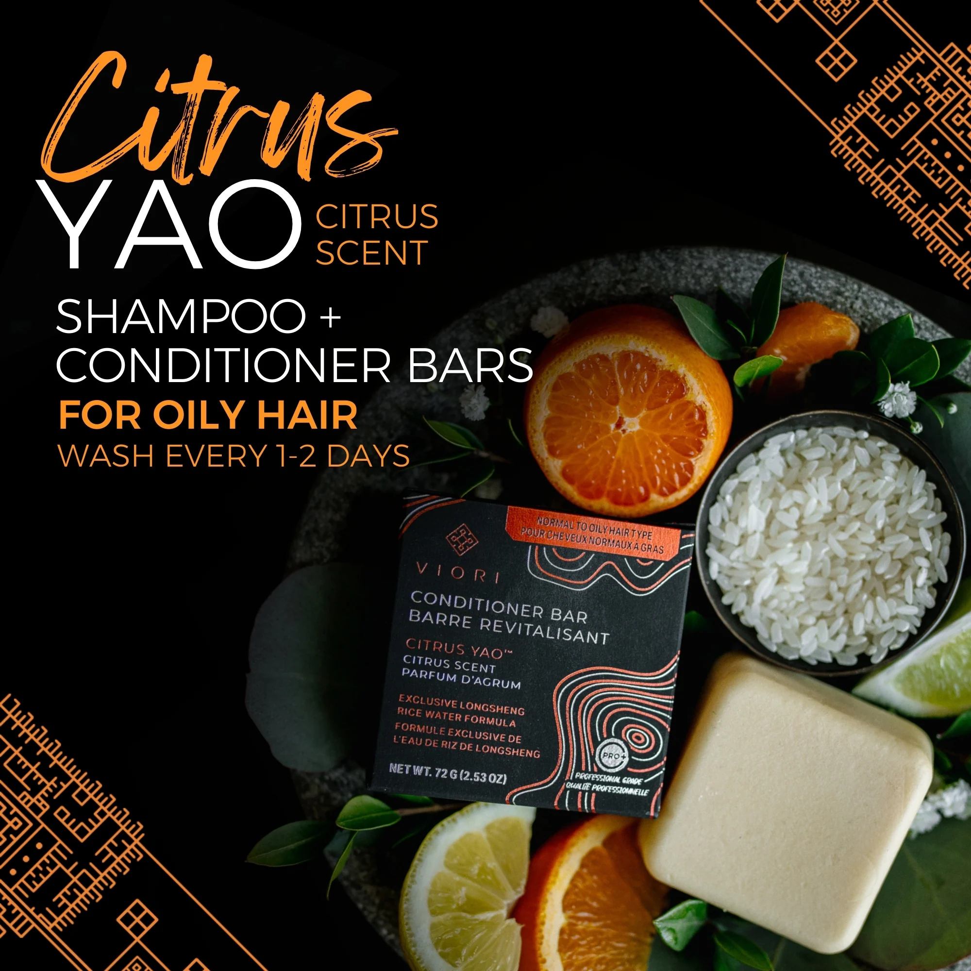 Volumizing Rice Water Conditioner Bar – Oily Hair | VIORI - Image 3