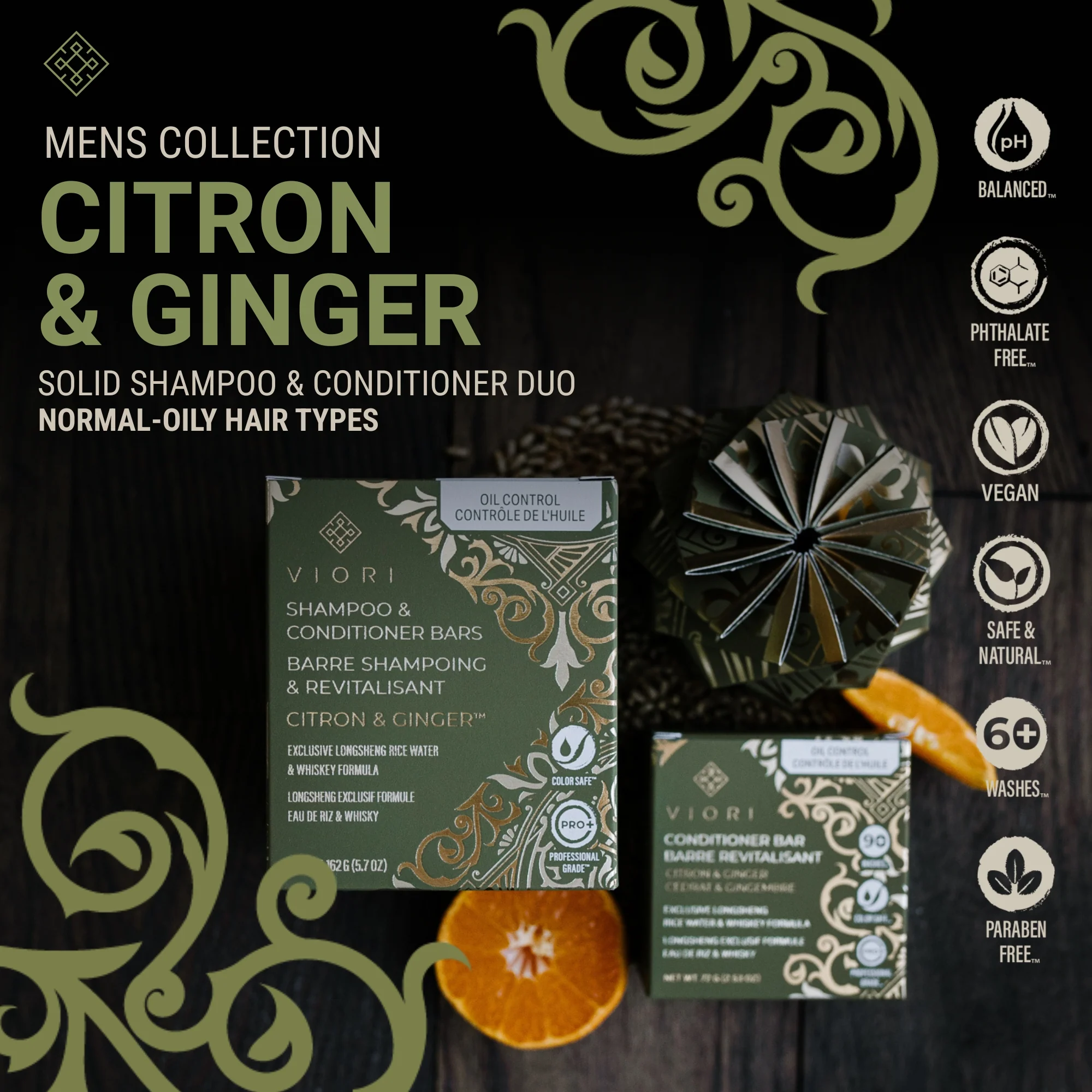 Men's Shampoo & Conditioner Bar Bundle | VIORI - Image 4