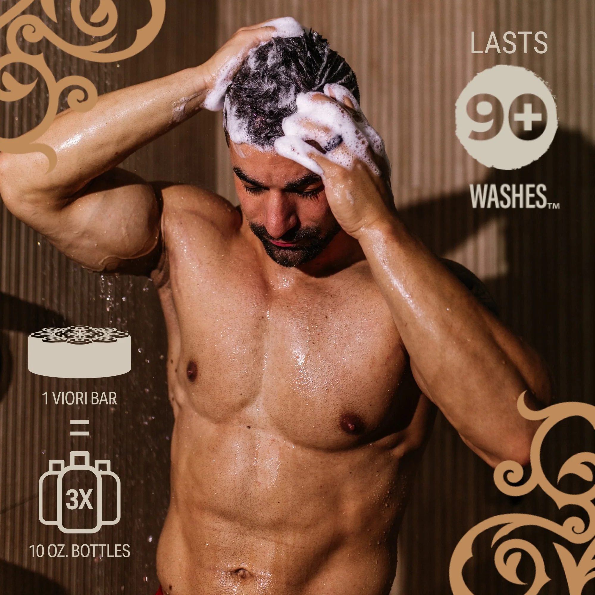 Men's Shampoo & Conditioner Bar Bundle | VIORI - Image 9