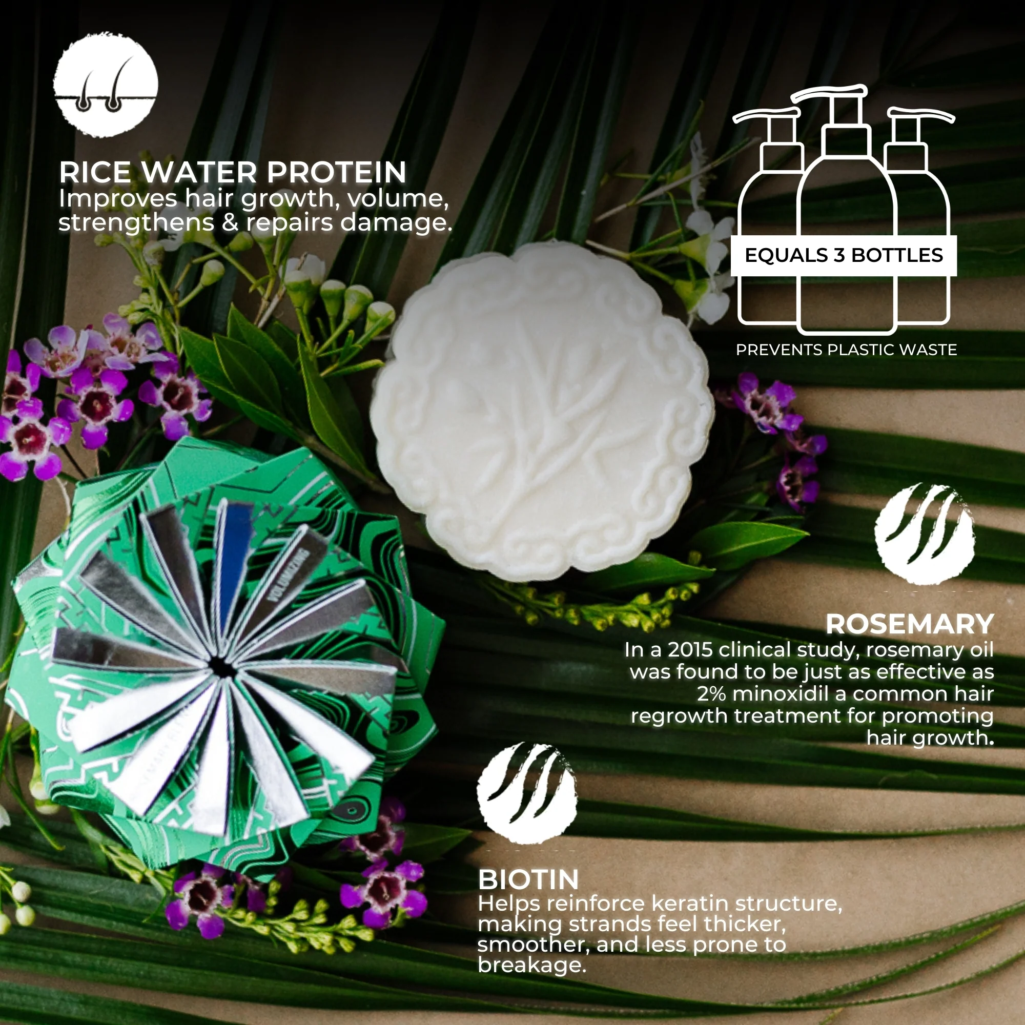 Rosemary Biotin Conditioner Bar – Thinning Hair | VIORI - Image 4