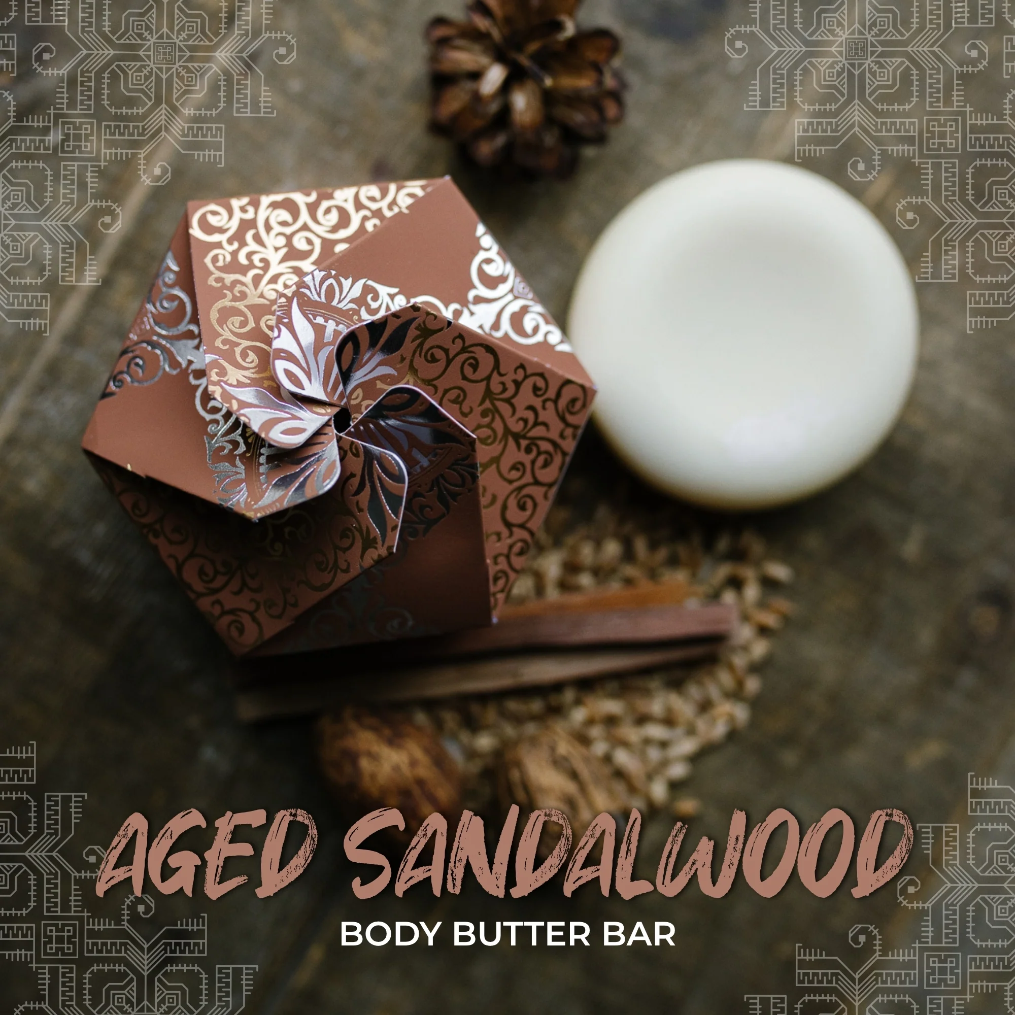 Men's Sandalwood Body Butter Bar - Image 3