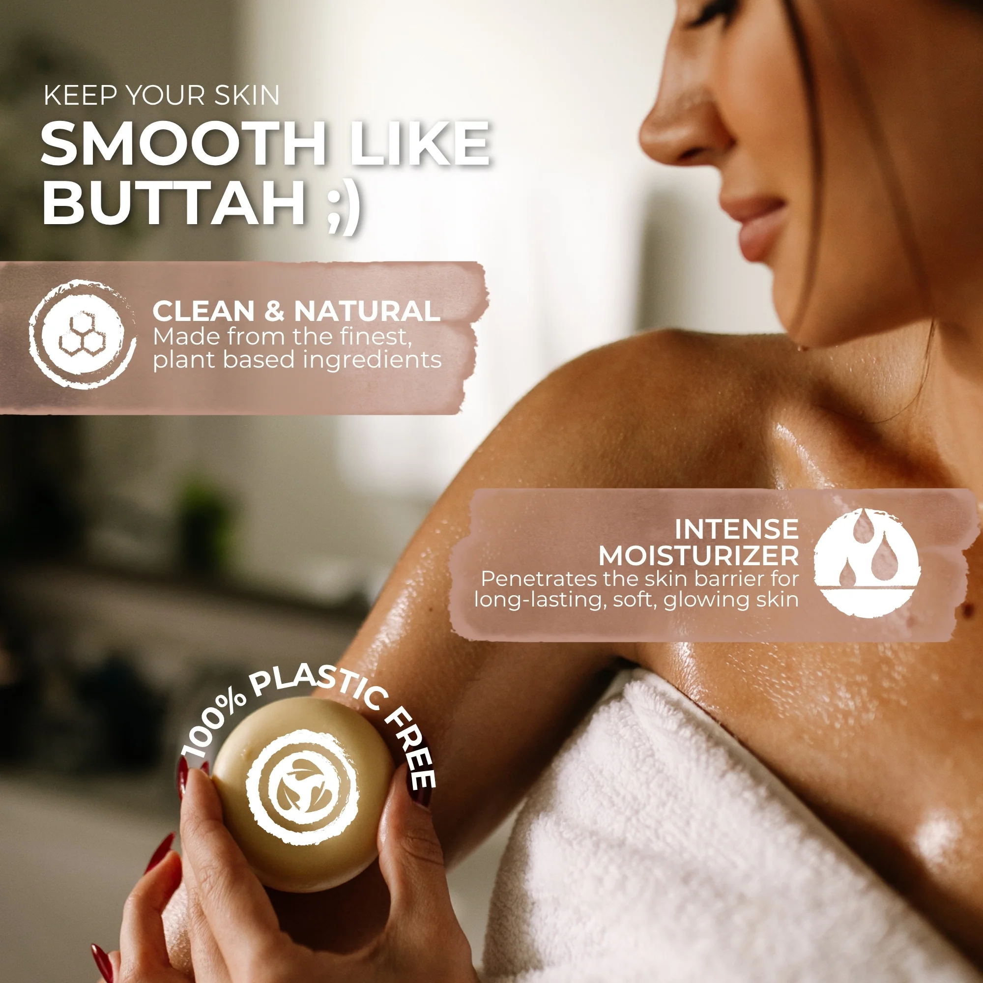 Men's Sandalwood Body Butter Bar - Image 4