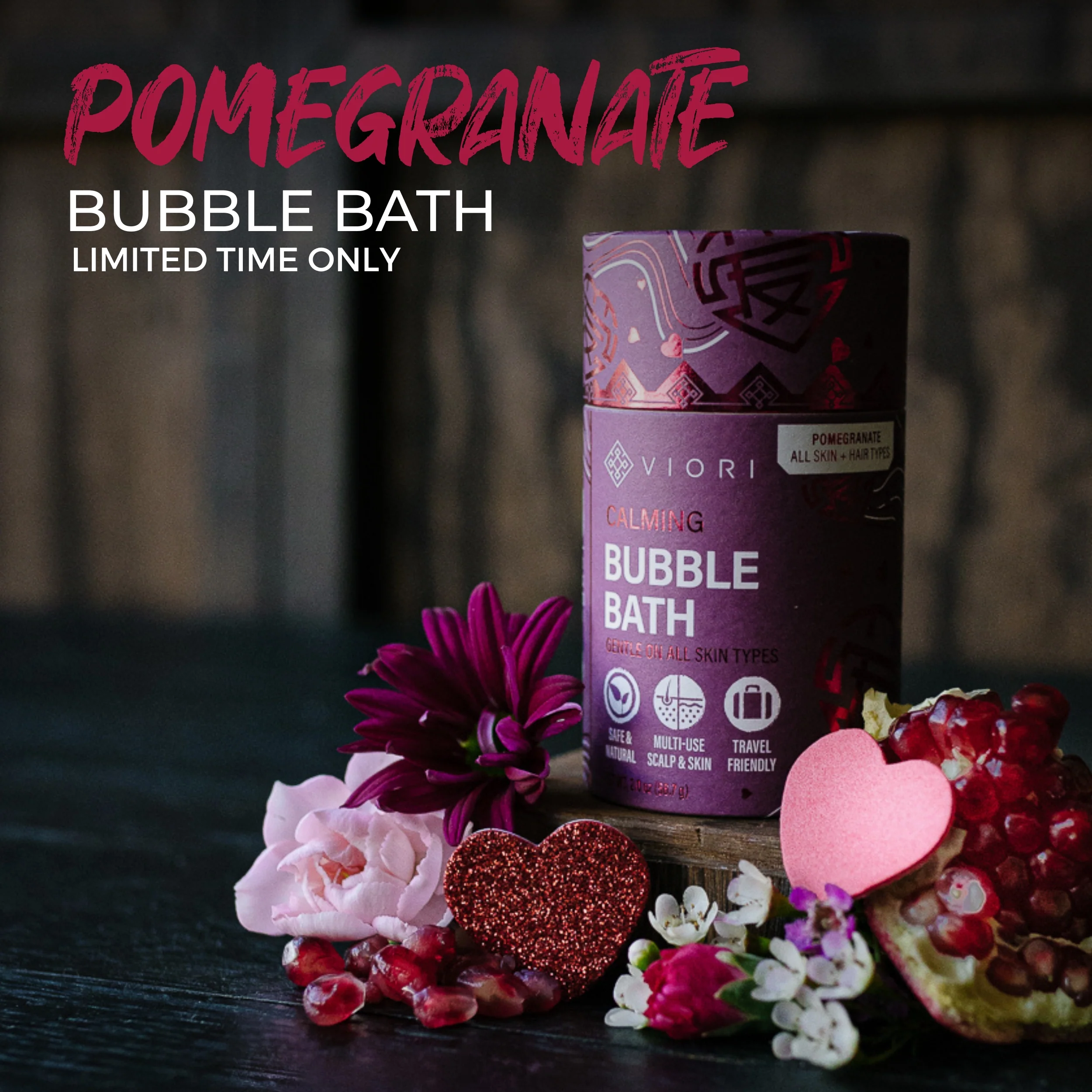 Pomegranate Bubble Bath | VIORI - Image 3