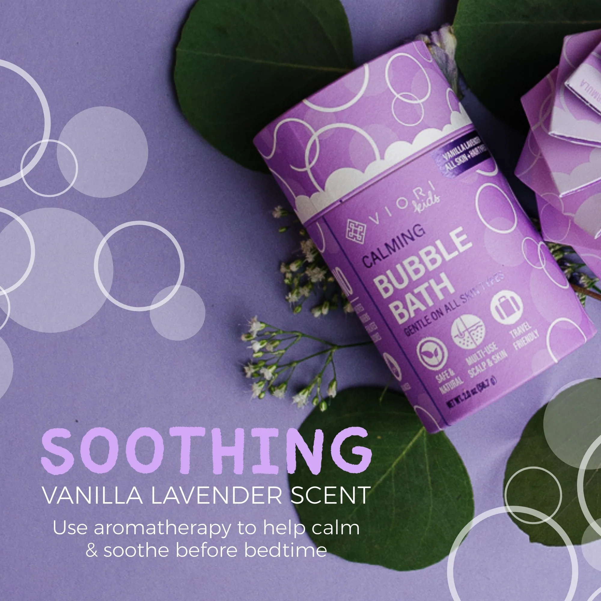 Kids' Vanilla Lavender Bubble Bath | VIORI - Image 5