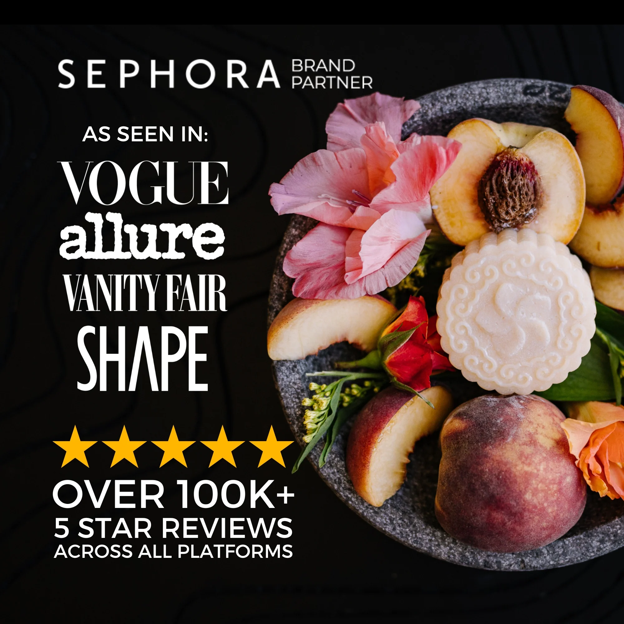 Peach Hibiscus Shampoo Bar - Image 5