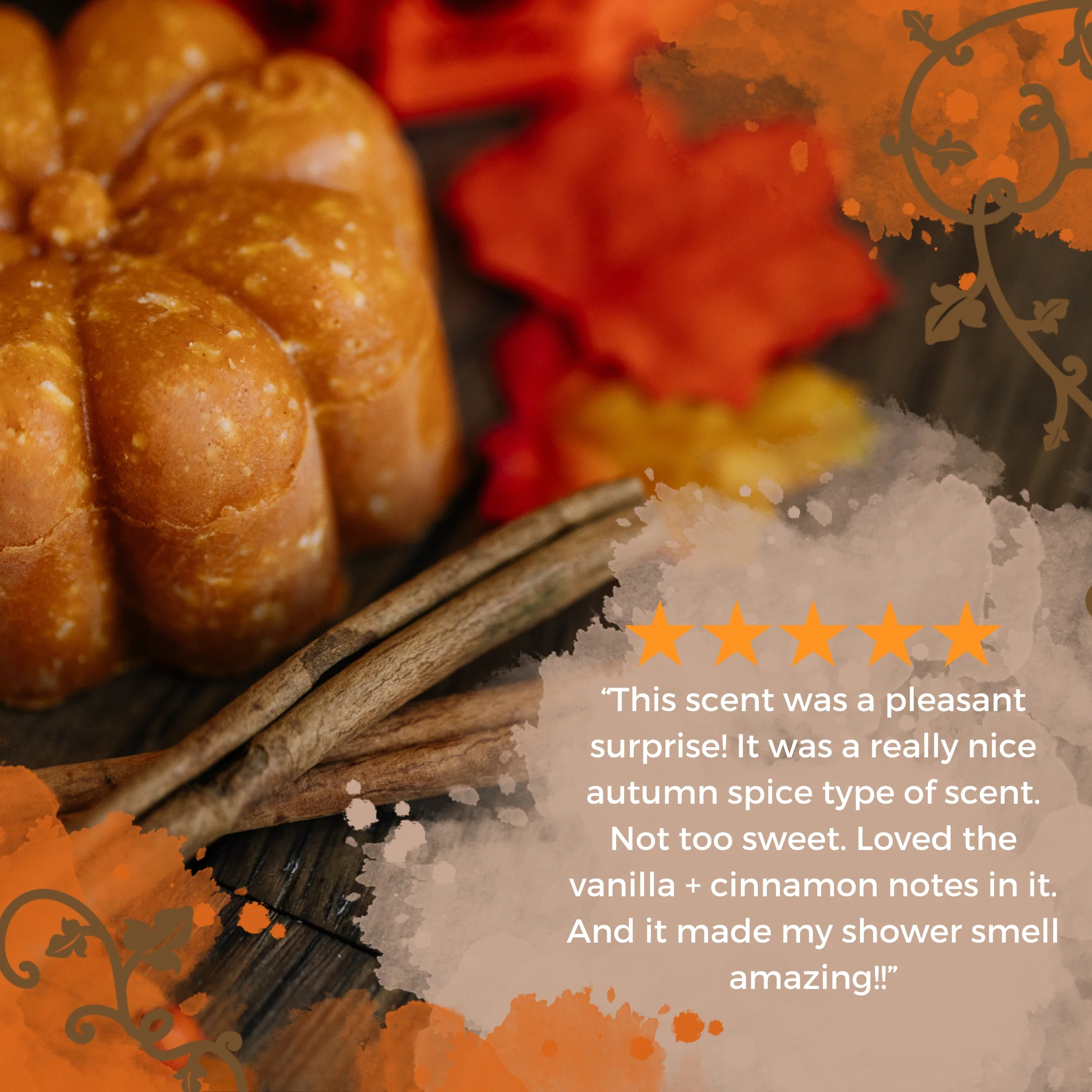 LIMITED Pumpkin Spice Shampoo Bar - Image 6
