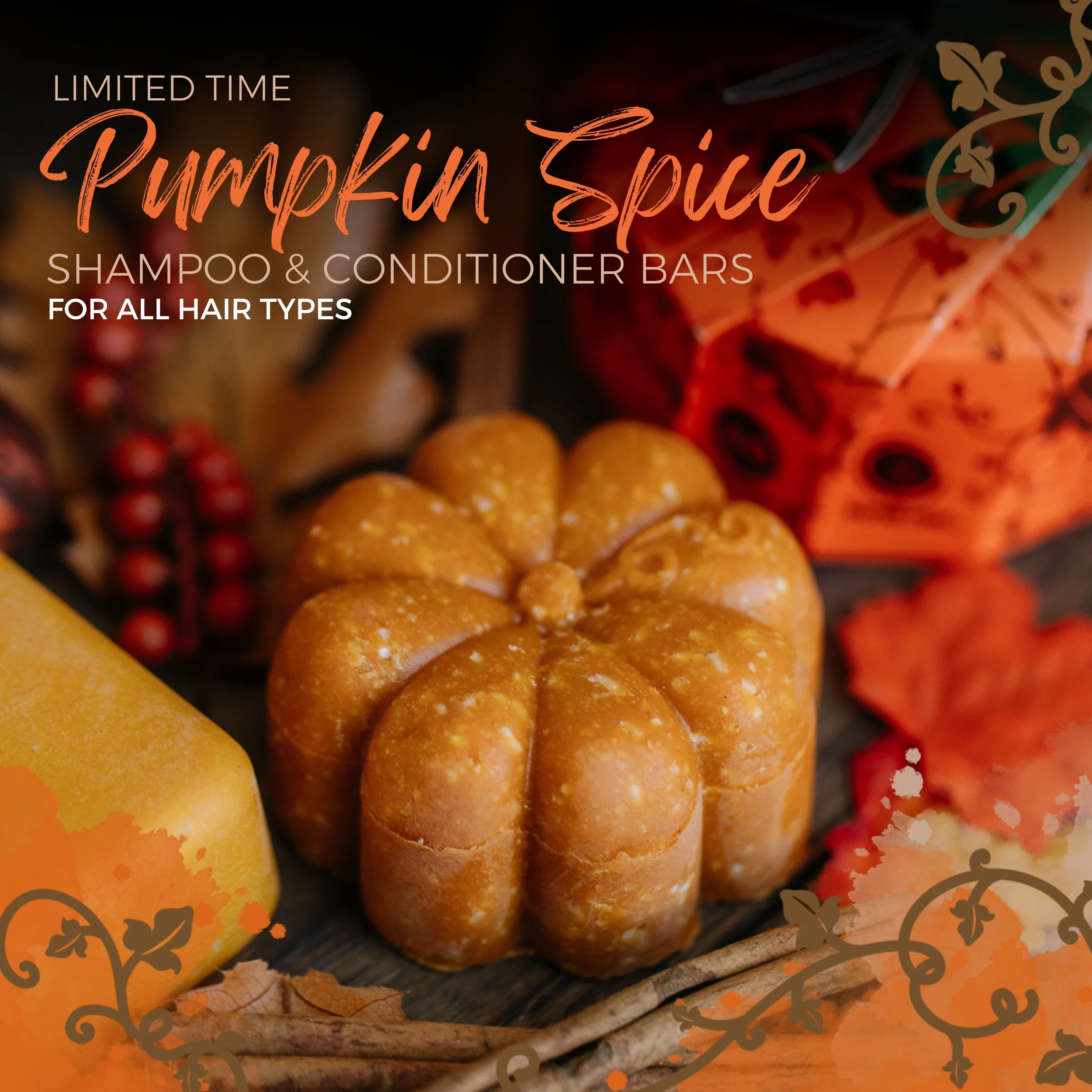 LIMITED Pumpkin Spice Shampoo Bar - Image 3