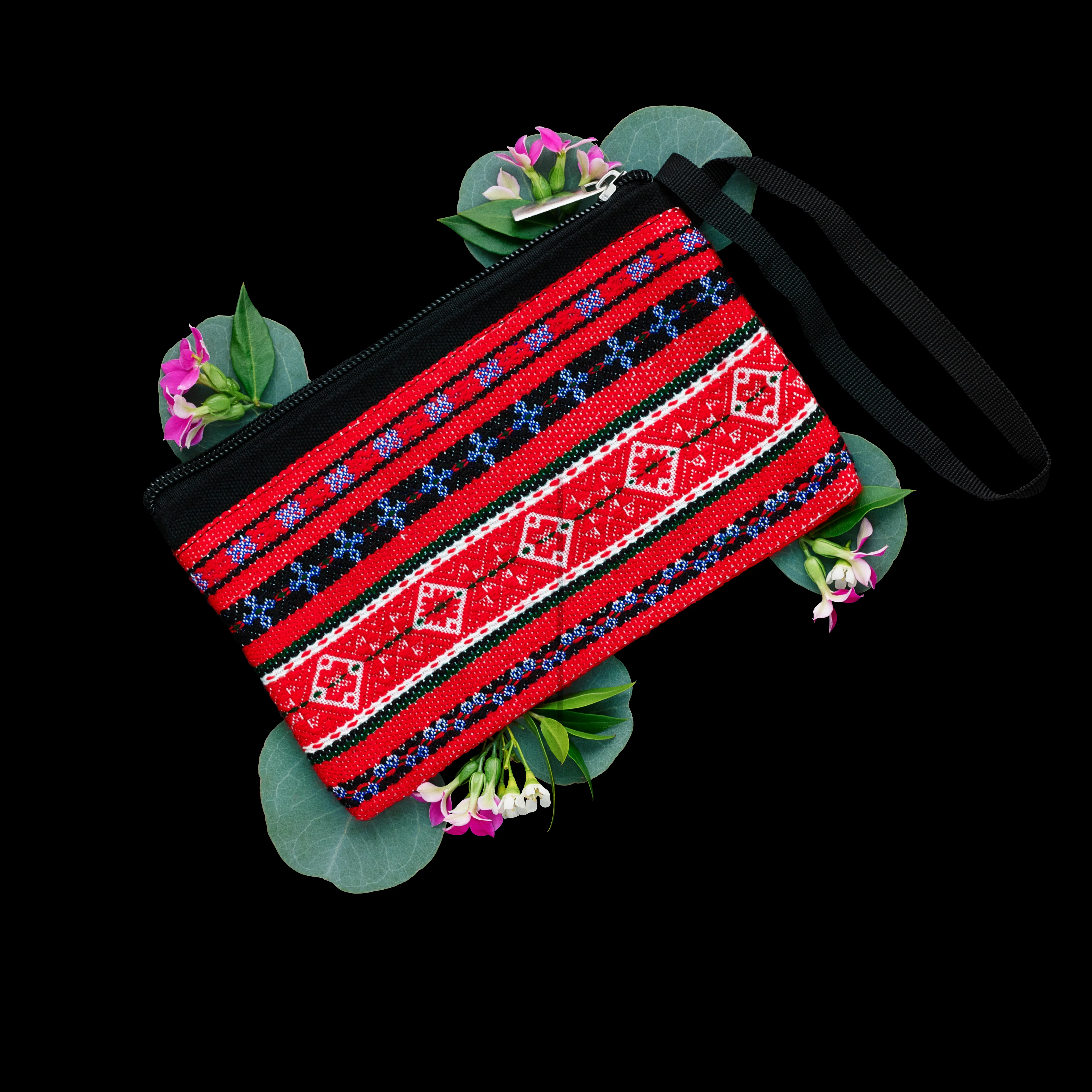 Red Yao Embroidered Bag – Handmade | VIORI - Image 3