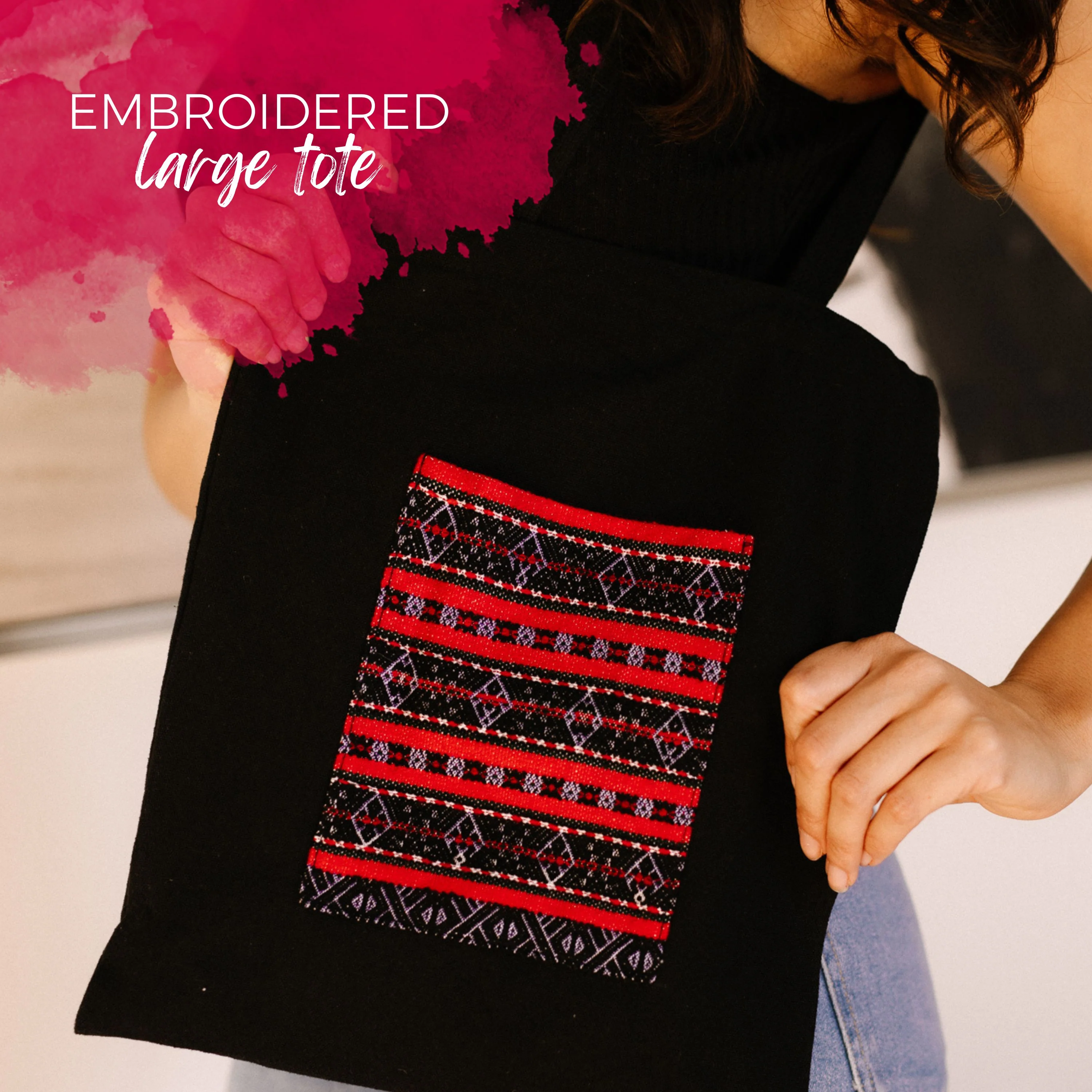 Red Yao Embroidered Bag – Handmade | VIORI - Image 7