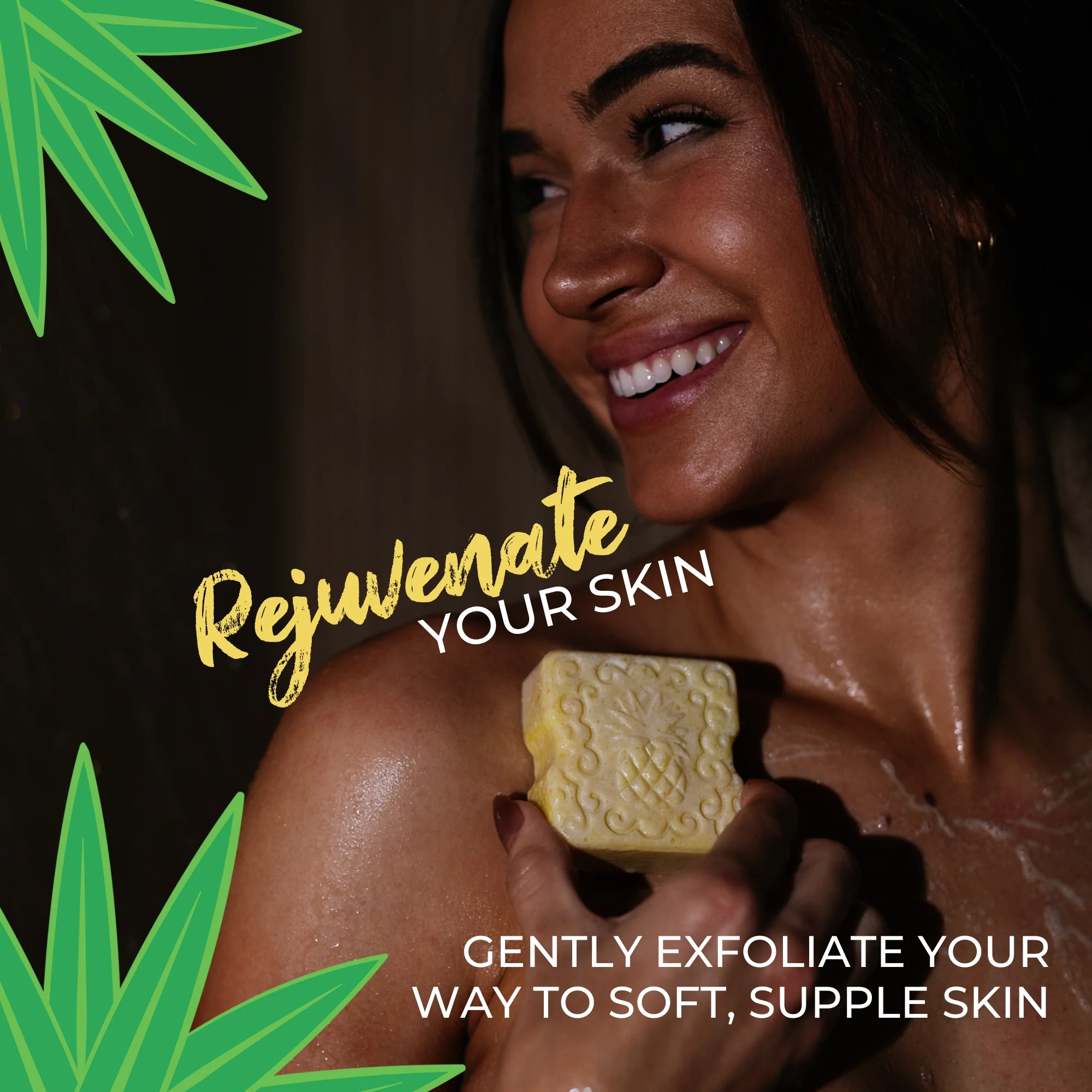 Pineapple Sugar Scrub Bar – Brightening | VIORI - Image 5