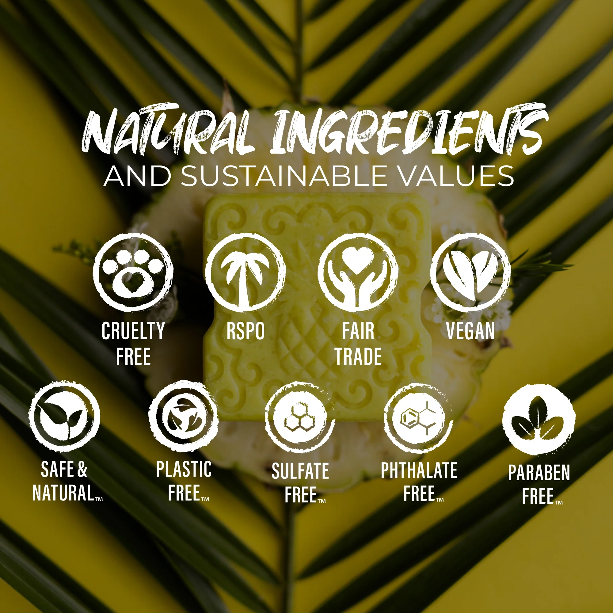 Pineapple Sugar Scrub Bar – Brightening | VIORI - Image 6