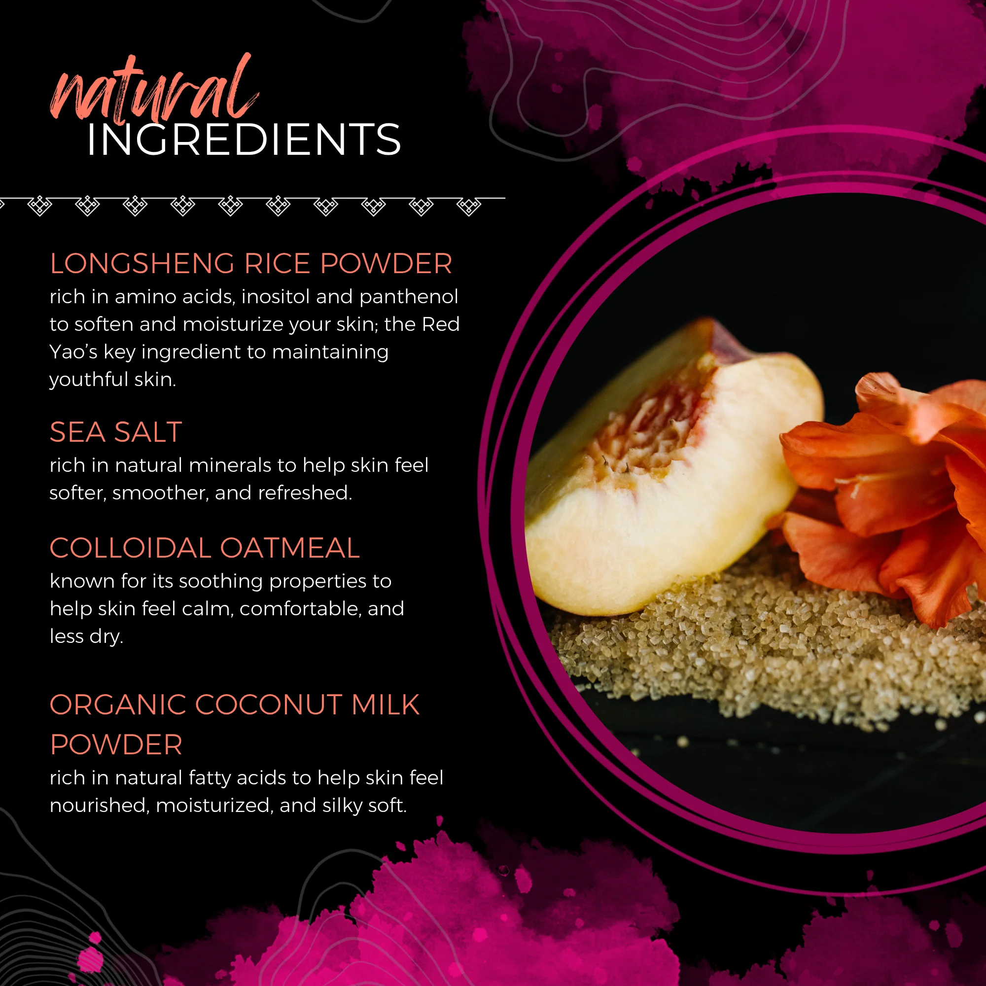 Peach Hibiscus Bath Tea | VIORI - Image 7