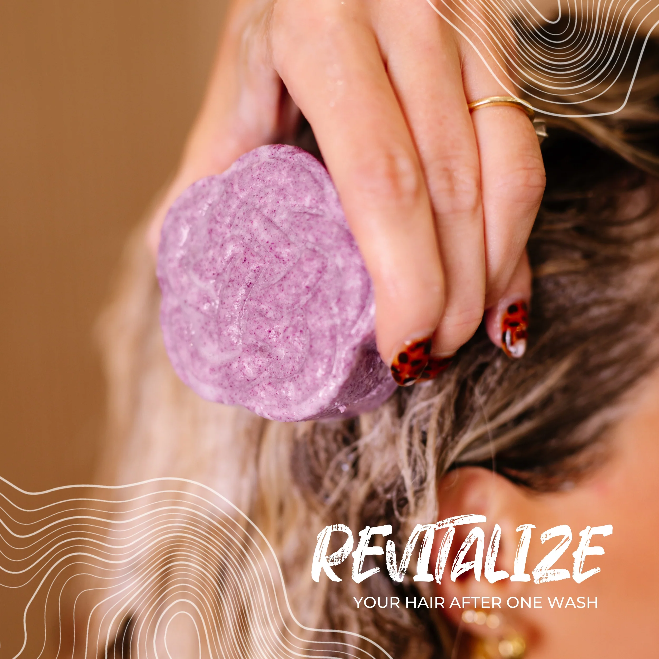 Purple Shampoo Bar with Biotin – Blonde & Gray | VIORI - Image 9