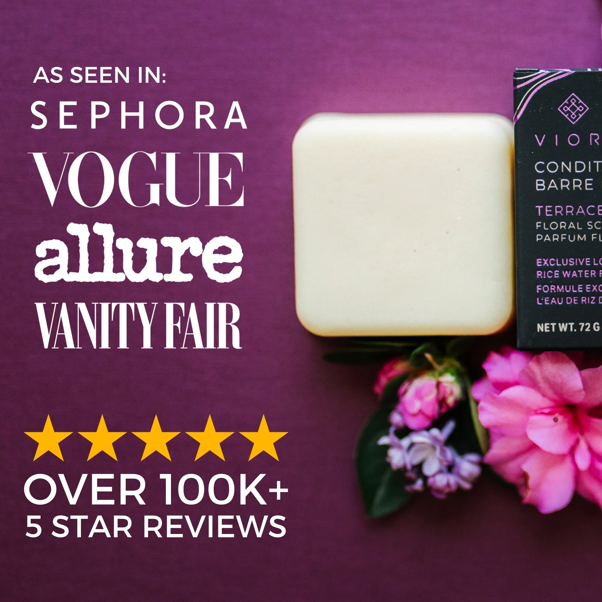Moisturizing Rice Water Conditioner Bar – Dry Hair | VIORI - Image 4